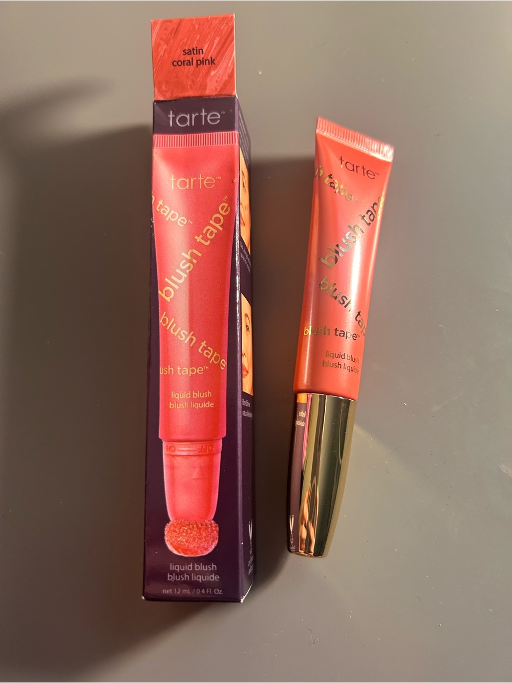 tarte Blush Tape Liquid Blush — Satin Coral Pink